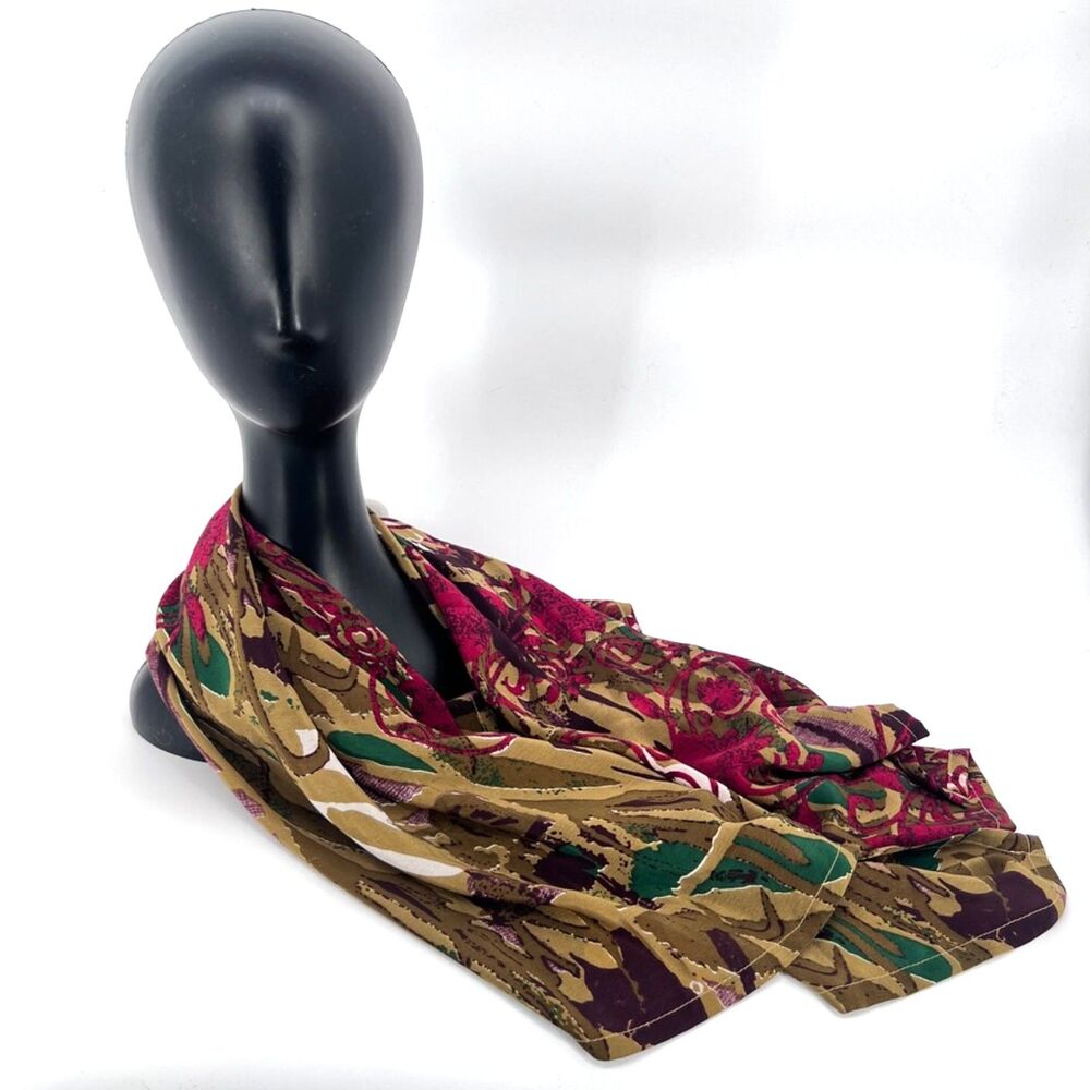 Darn Good Furoshiki Scarf‎ Wrap 36" Square Made Sustainably in India Multicolor